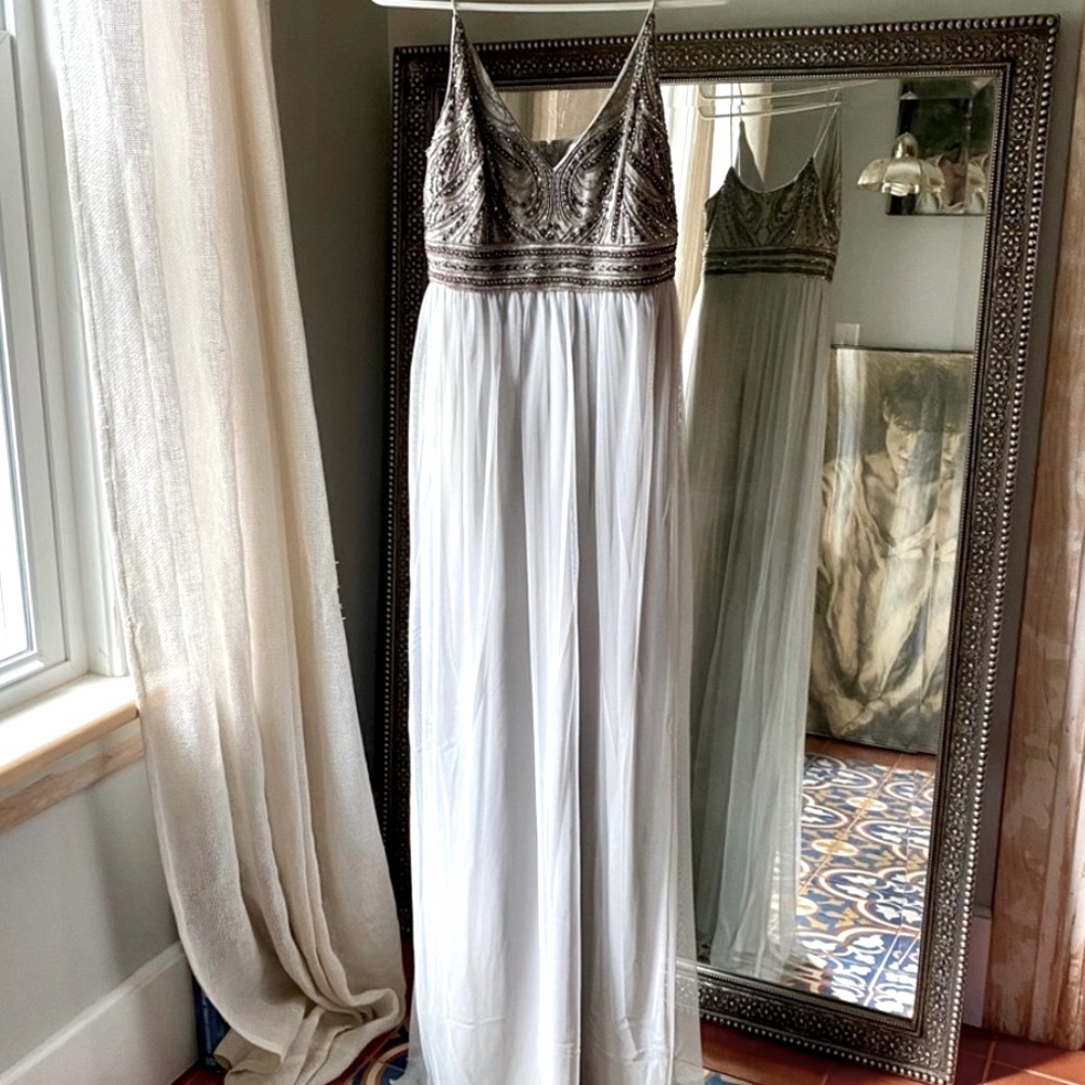BHLDN Vilette beaded gown - Picture 1 of 15